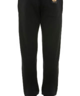 Pantalón Moschino con placa del logo en bolsillo trasero