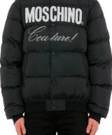 Chaqueta Moschino logo con cristales