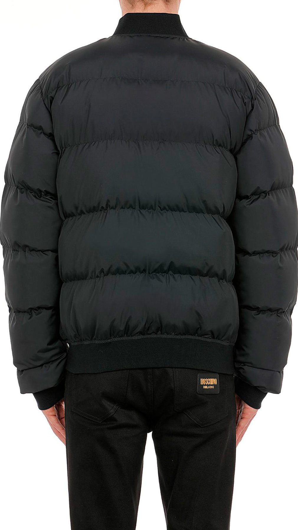 Chaqueta Moschino logo con cristales