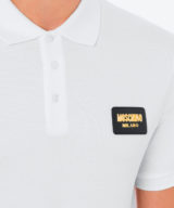 Polo Moschino placa con logo