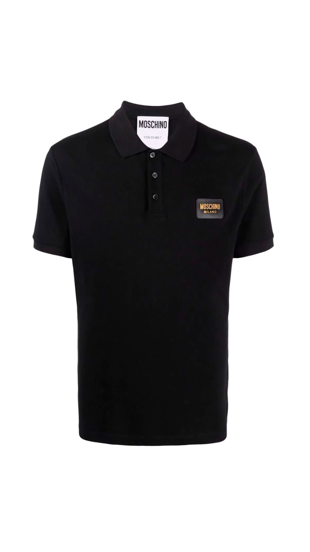 Polo Moschino  placa con logo