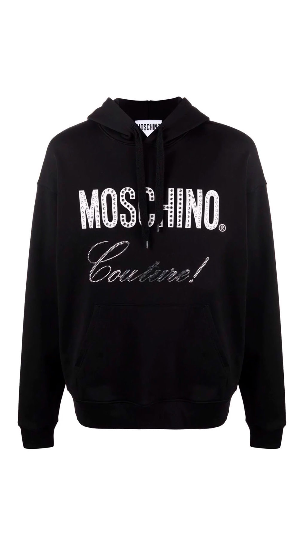 Sudadera Moschino logo con cristales