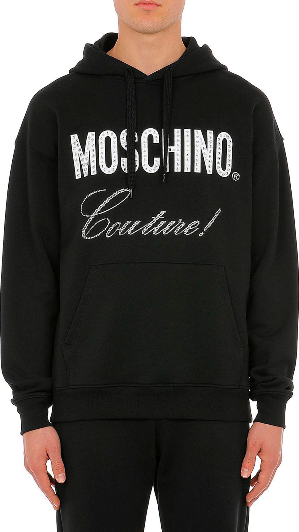 Sudadera Moschino logo con cristales
