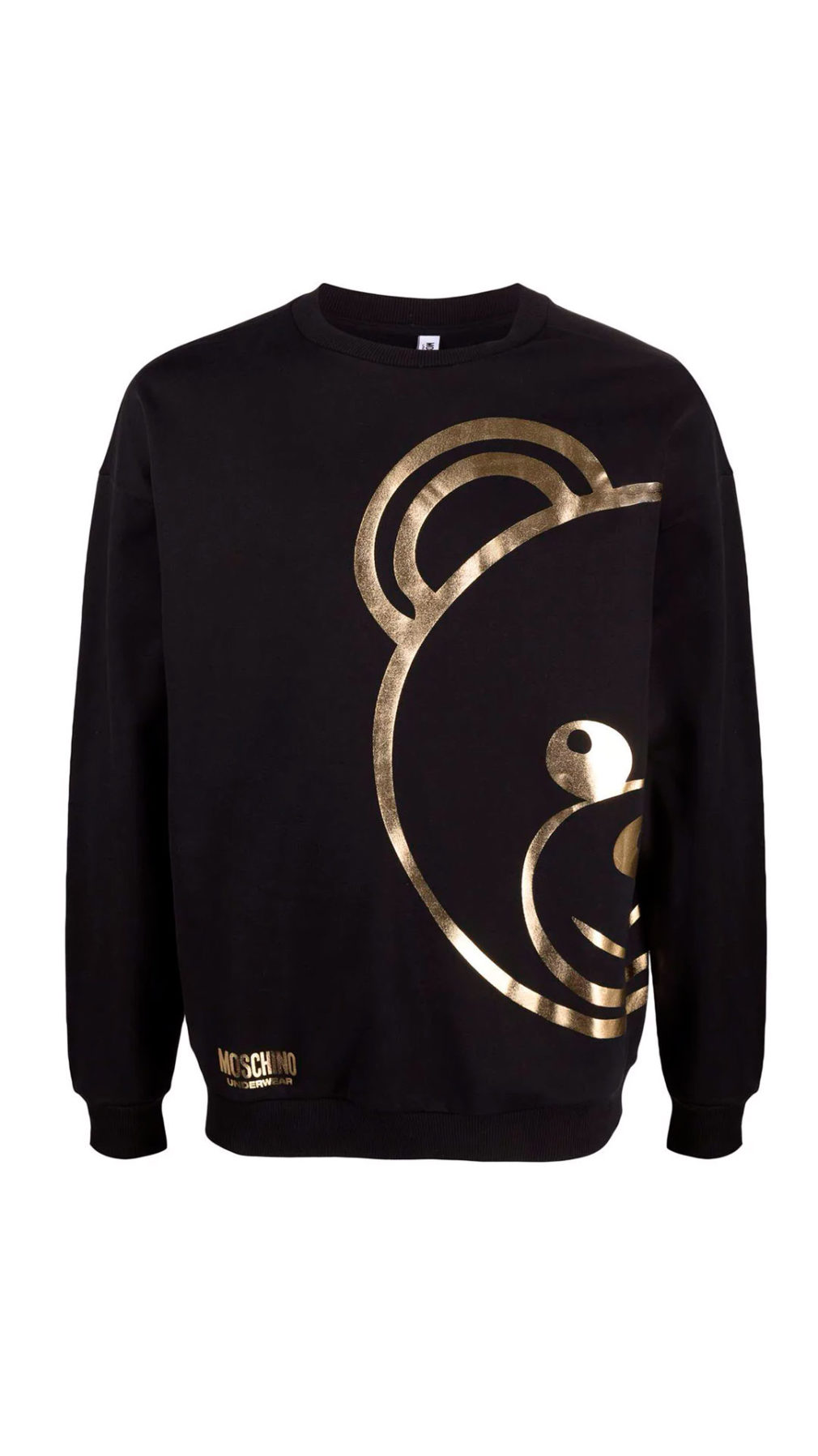 Sudadera Moschino Toy Bear estampado metalizado