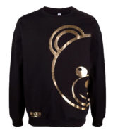 Sudadera Moschino Toy Bear estampado metalizado
