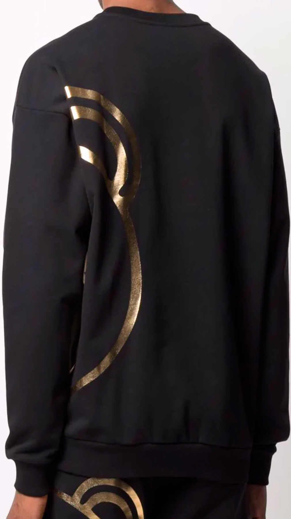 Sudadera Moschino Toy Bear estampado metalizado