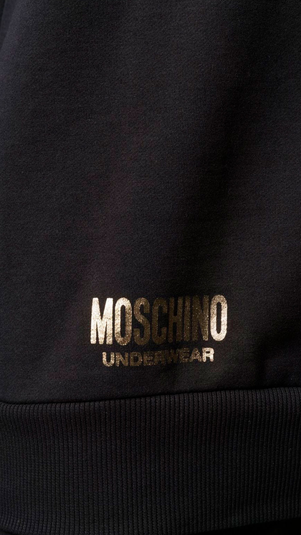 Sudadera Moschino Toy Bear estampado metalizado