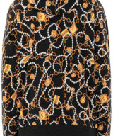 Chaqueta Moschino estampado de cadenas con Teddy Bear