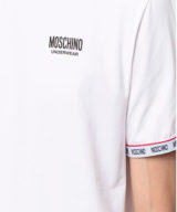 Camiseta Moschino con logo en cinta