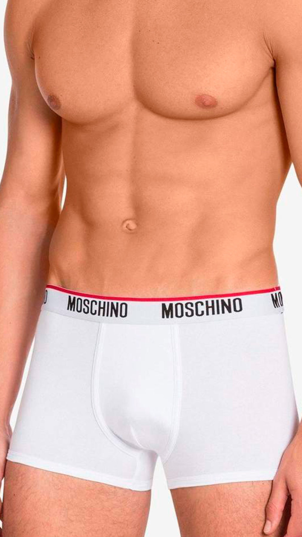 Bóxer Moschino pack de tres en blanco