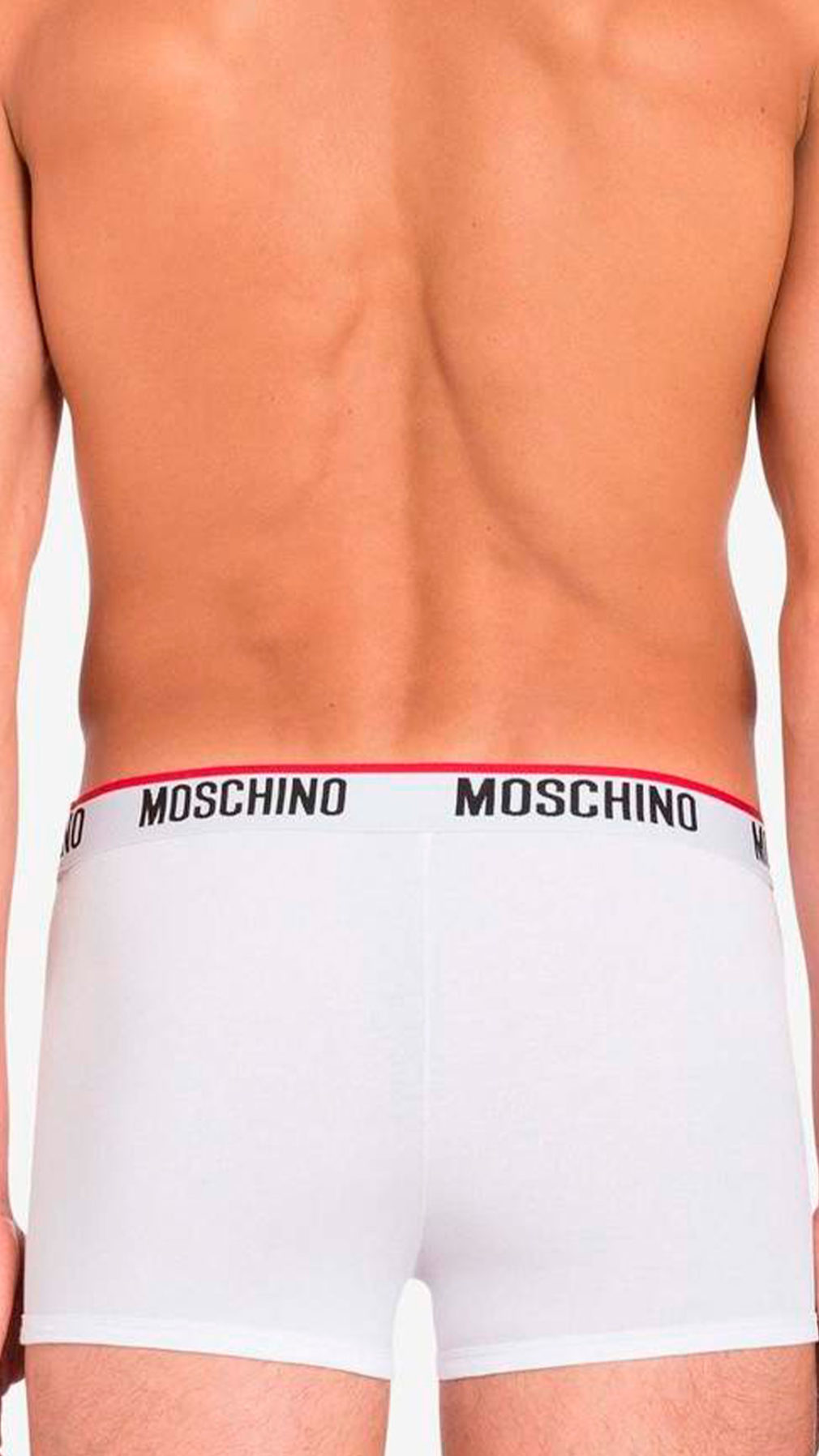 Bóxer Moschino pack de tres en blanco
