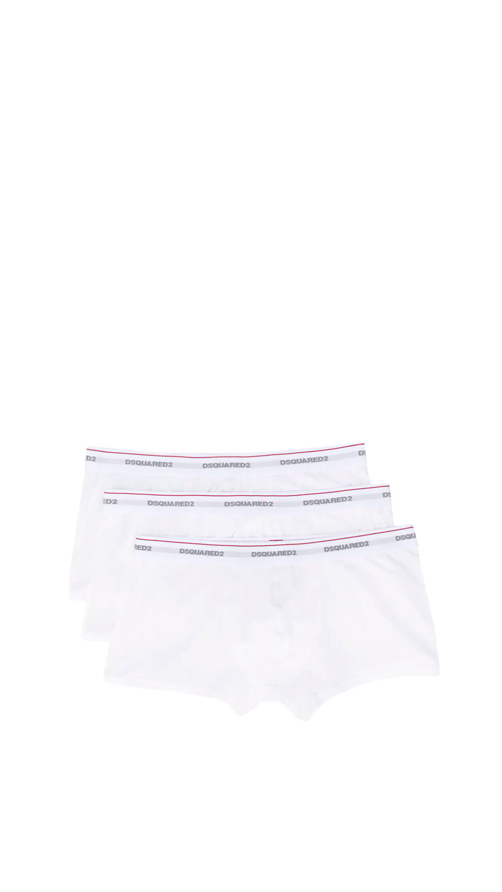 Bóxer Dsquared2 pack de tres en blanco