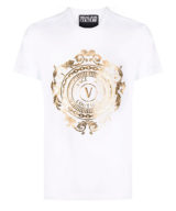 Camiseta Versace Jeans Couture logo dorado en parte delantera