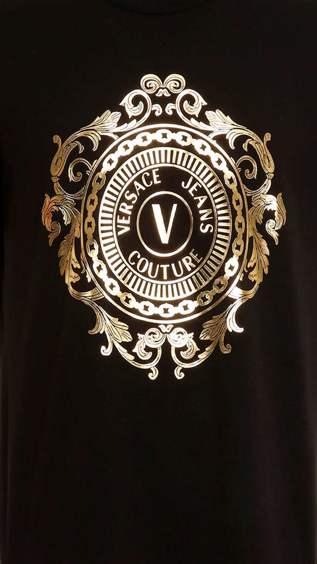 Camiseta Versace Jeans logo dorado en parte delantera
