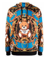 Sudadera Moschino Teddy Bear estampado de cadenas