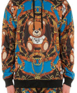 Sudadera Moschino Teddy Bear estampado de cadenas