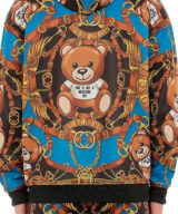 Sudadera Moschino Teddy Bear estampado de cadenas