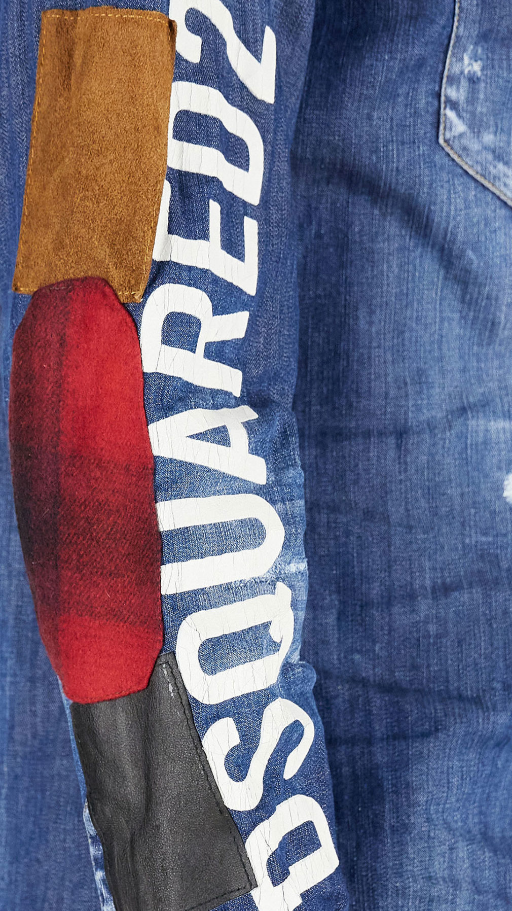 Camisa Dsquared2 de mezclilla con efecto envejecido