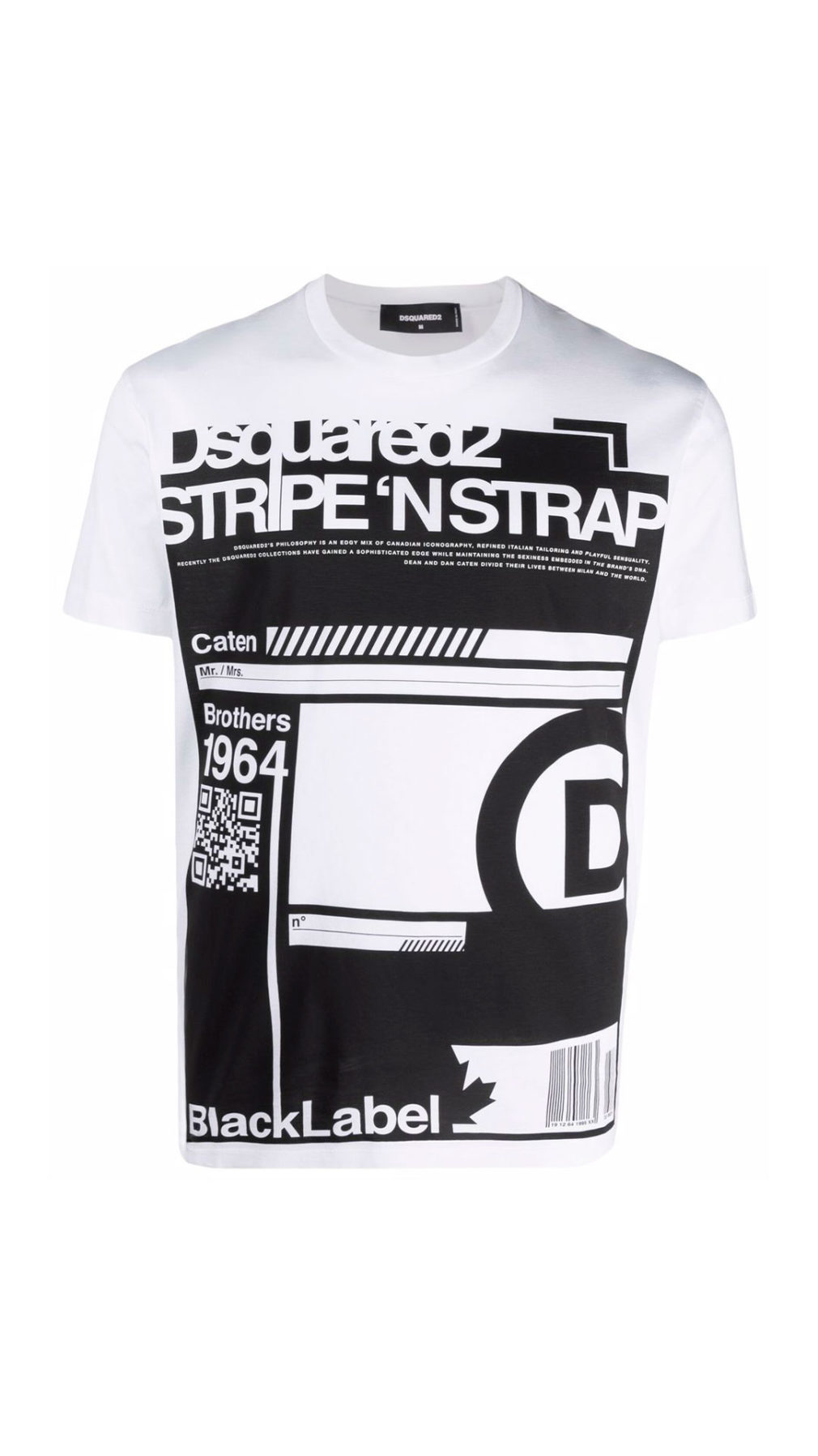 Camiseta Dsquared2 logo con estampado de grafico