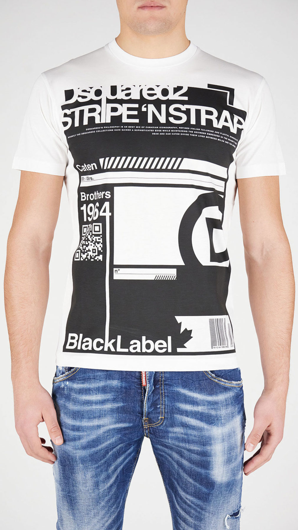 Camiseta Dsquared2 logo con estampado de grafico