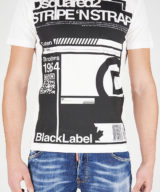 Camiseta Dsquared2 logo con estampado de grafico