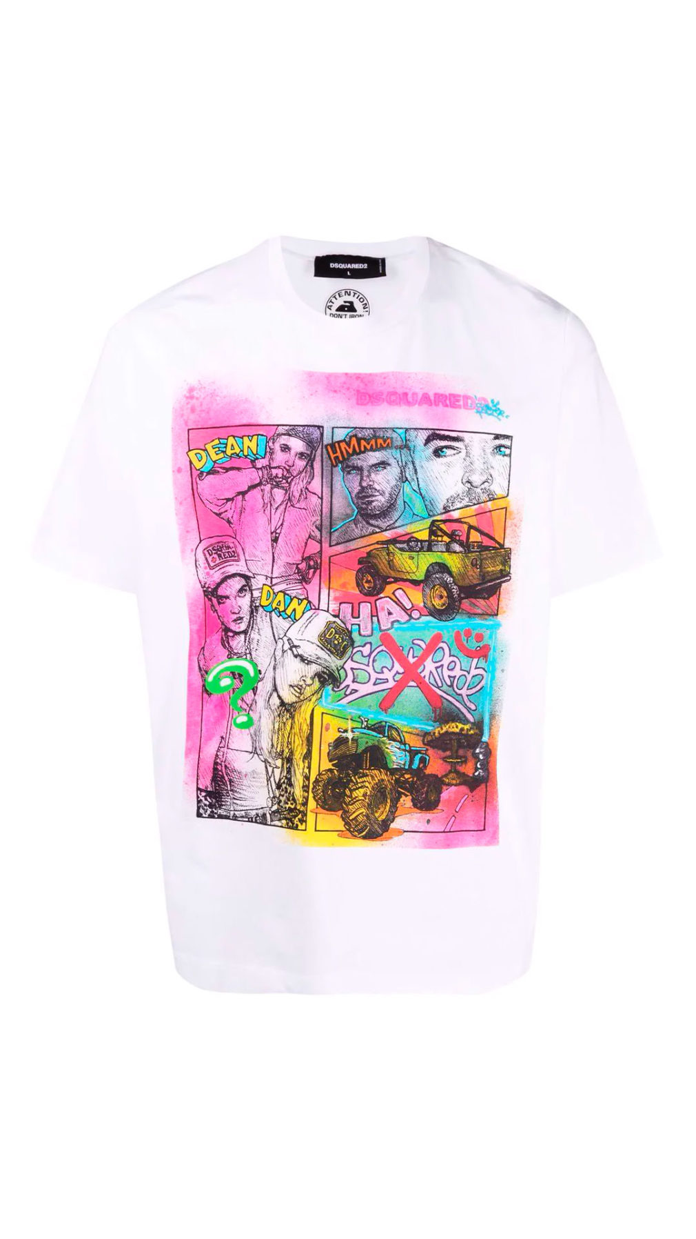 Camiseta Dsquared2 con logo y estampado de gráfico