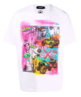 Camiseta Dsquared2 con logo y estampado de gráfico