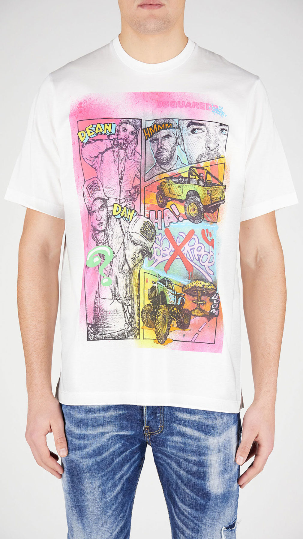 Camiseta Dsquared2 con logo y estampado de gráfico