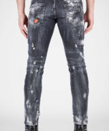 Jeans Skater Dsquared2 con de talles metalizados del logotipo