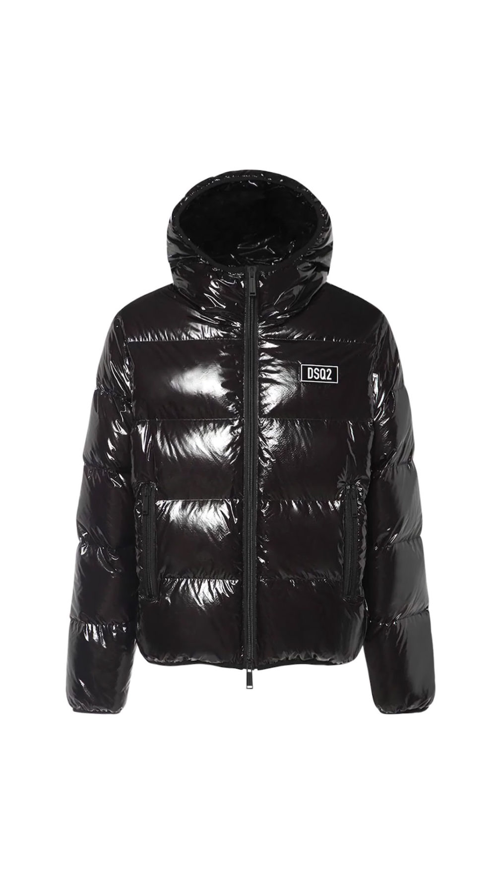 Caqueta Dsquared2 acolchada brillante