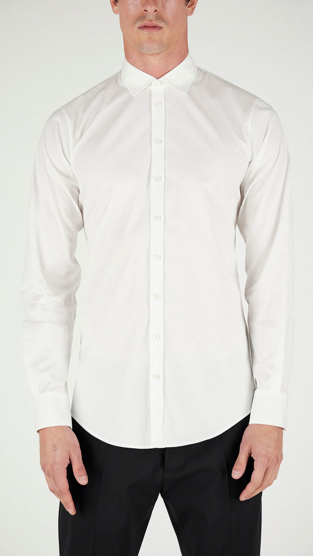 Camisa Dsquared2 básica logo parte trasera del cuello