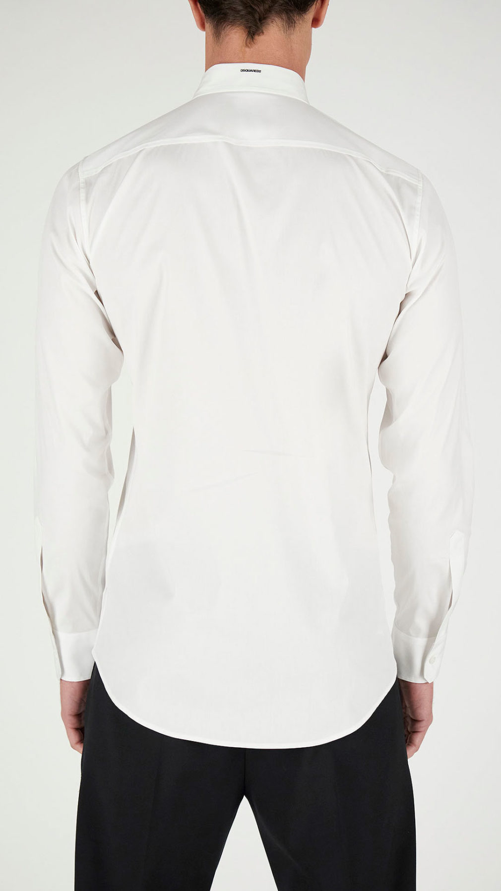 Camisa Dsquared2 básica logo parte trasera del cuello