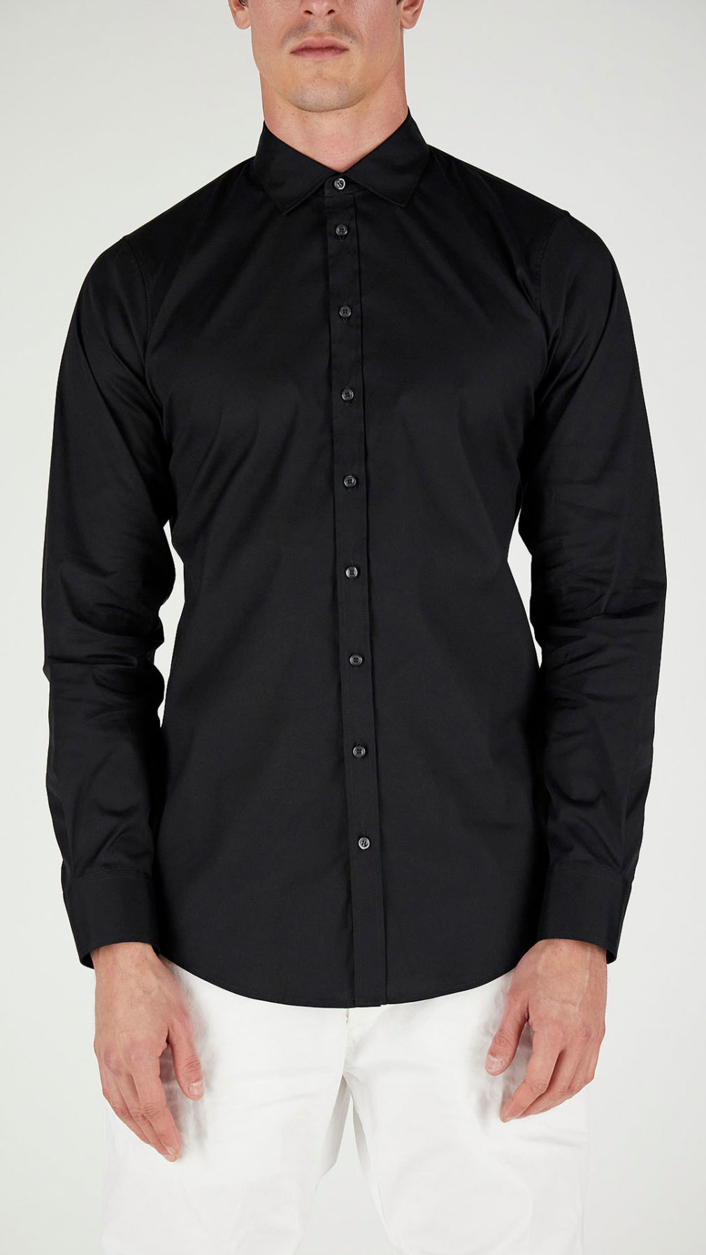 Camisa Dsquared2 básica con logo en cuello parte trasera