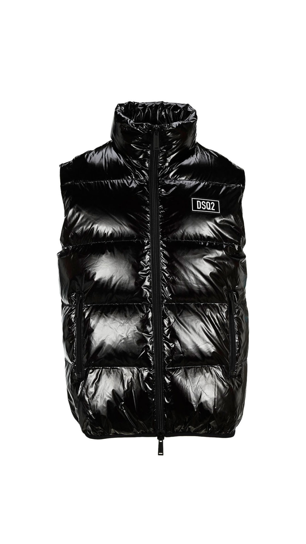 Chaleco Dsquared2 acolchada brillante.