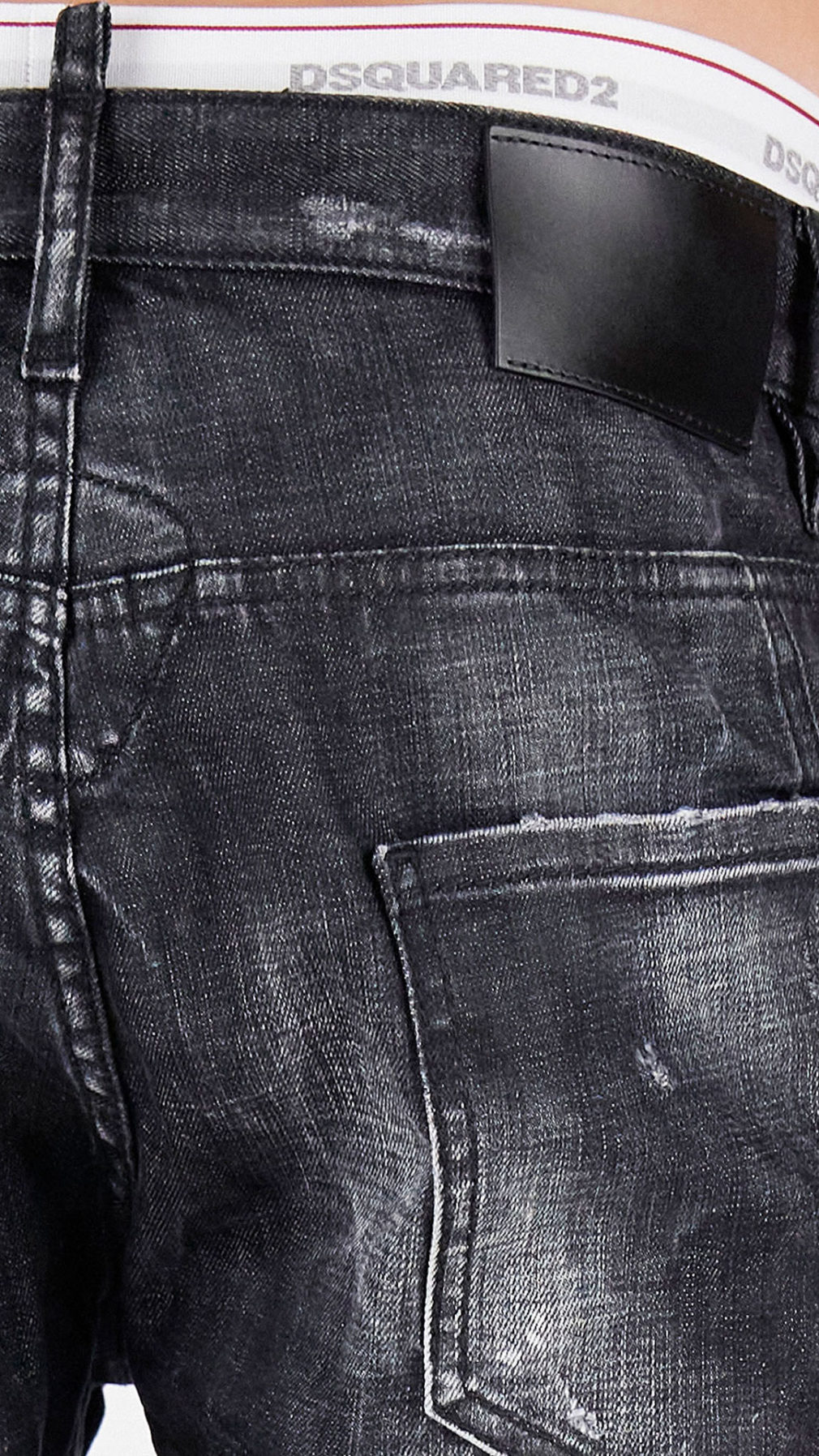 Jeans Tidy Biker con logotipo en la pierna