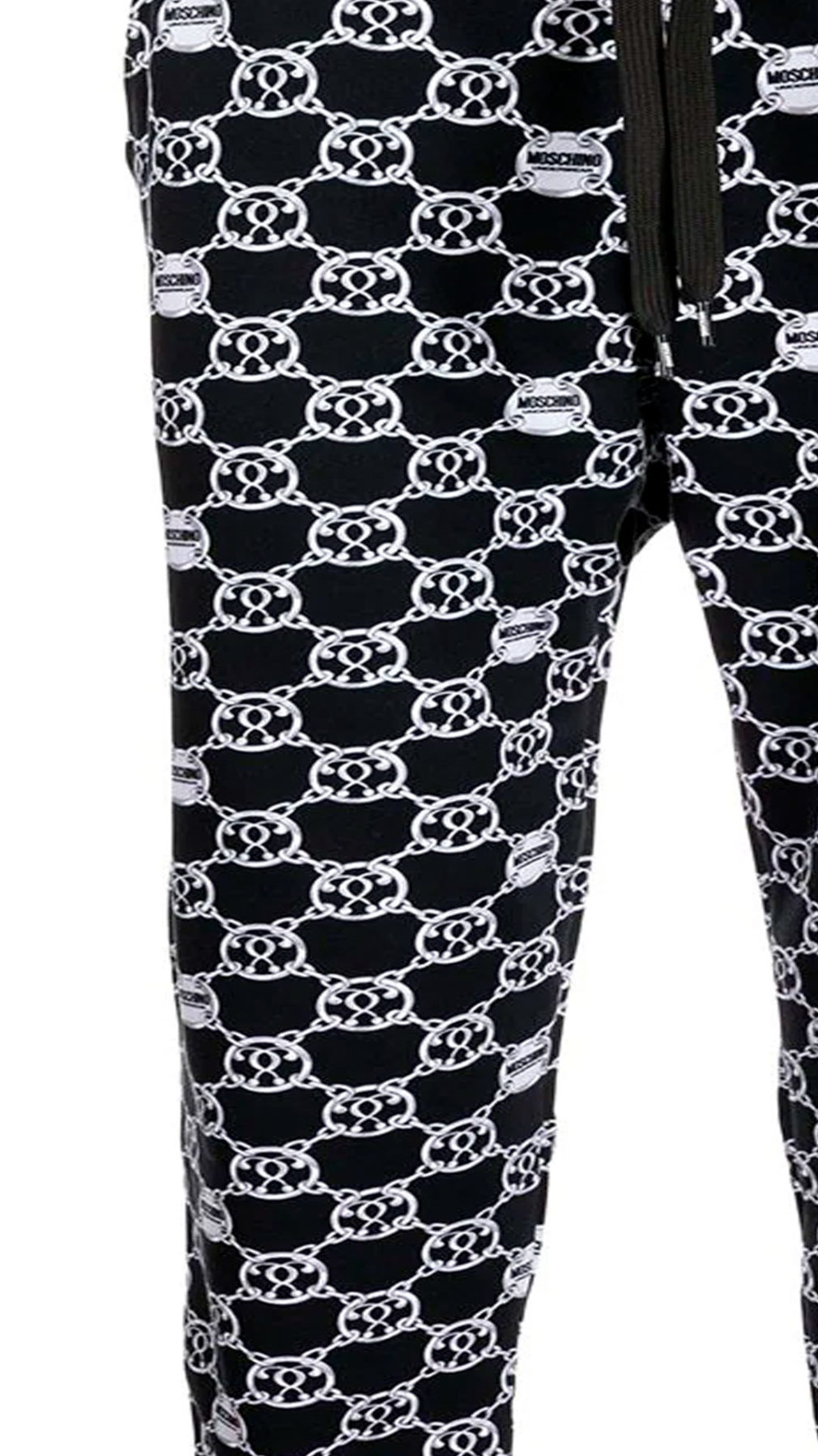 Pantalón Moschino con logo en estampado de cadenas