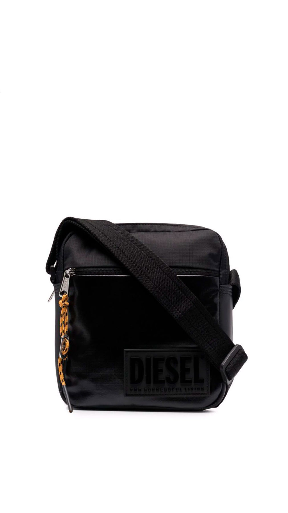 Bandolera Diesel de ripstop con bolsillos revestidos