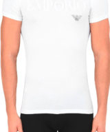 Camiseta Emporio Armani con logo en la parte delantera y parte trasera