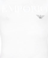 Camiseta Emporio Armani con logo en la parte delantera y parte trasera