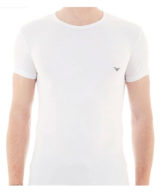 Camiseta Emporio Armani con logo en la parte delantera y parte trasera