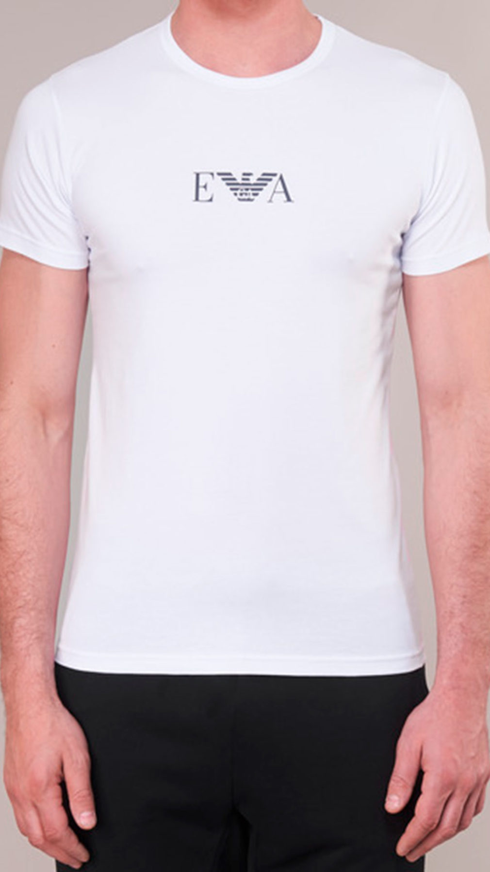 Camiseta Emporio Armani pack de 2 en blanco