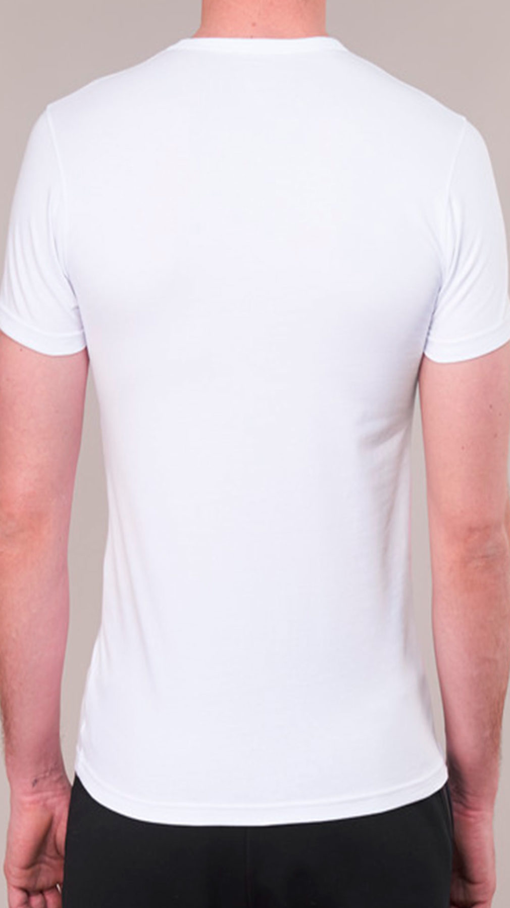 Camiseta Emporio Armani pack de 2 en blanco