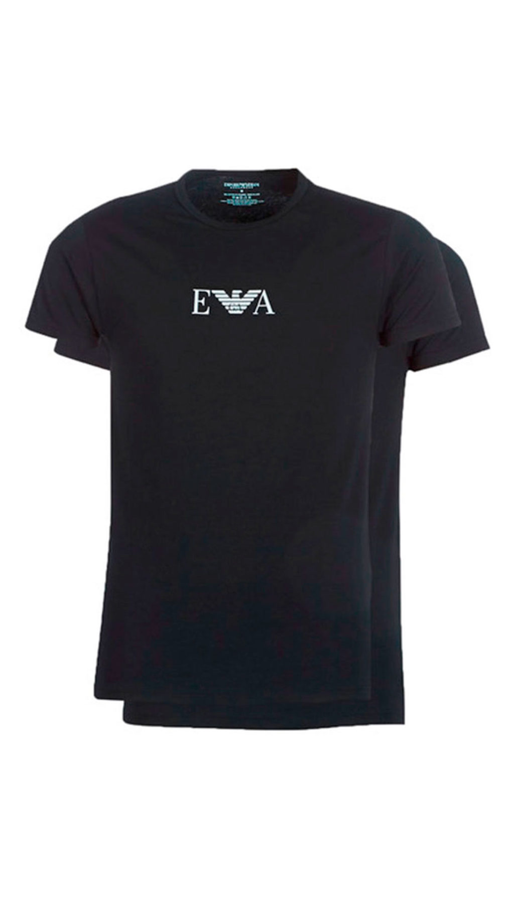 Camiseta Emporio Armani pack de 2 en negro