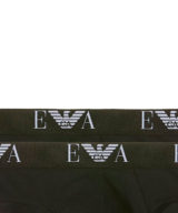 Slip Emporio Armani pack de 2 en negro