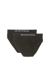 Slip Emporio Armani pack de 2 en negro