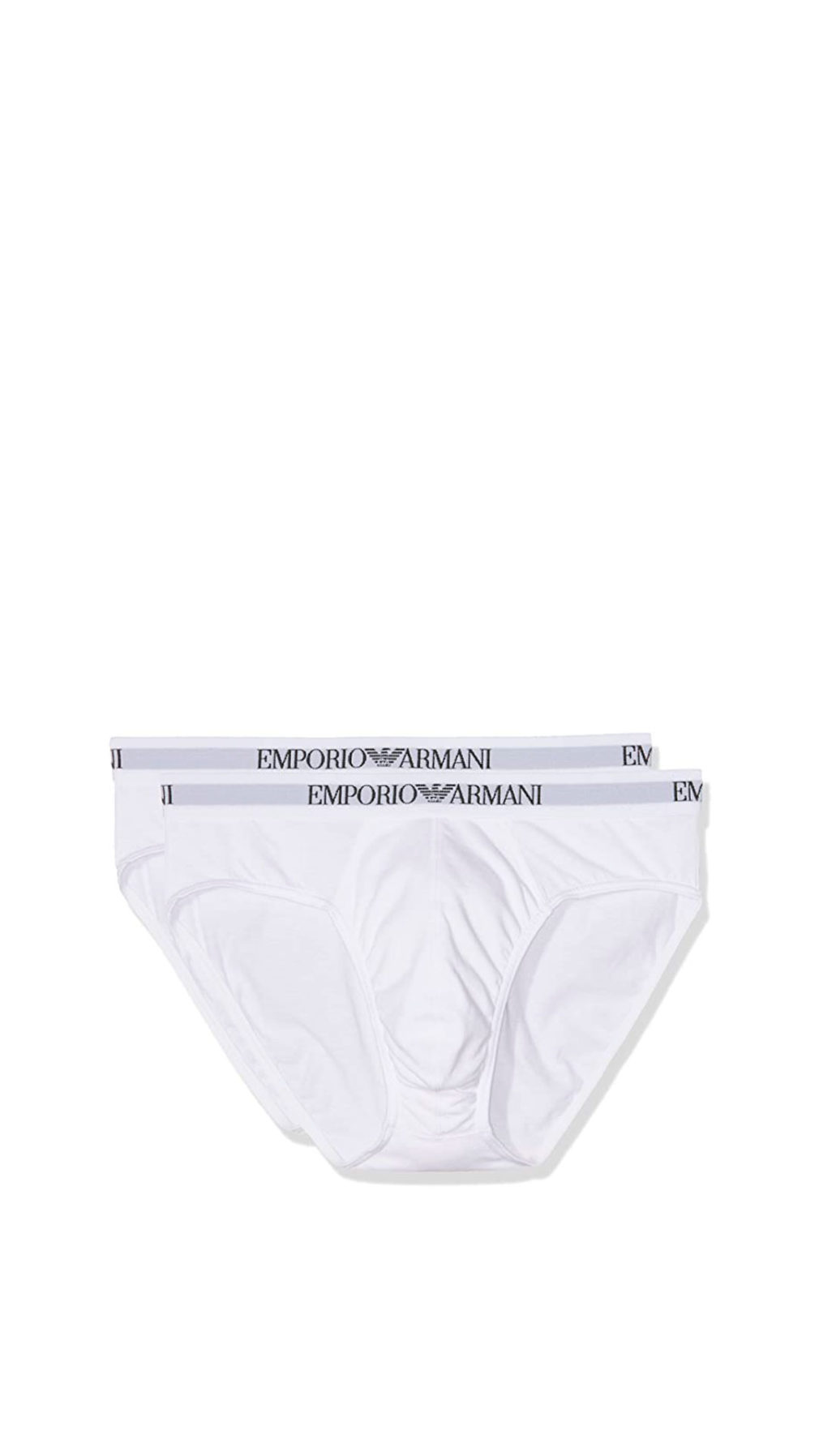 Slip Emporio Armani pack de 2 en blanco