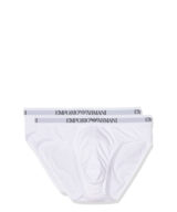 Slip Emporio Armani pack de 2 en blanco