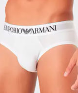 Slip Emporio Armani pack de 2 en blanco