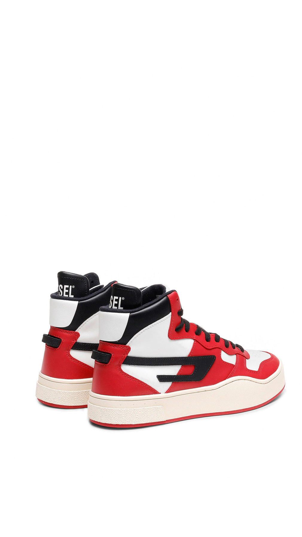Deportivas Diesel altas con logotipo de la letra D