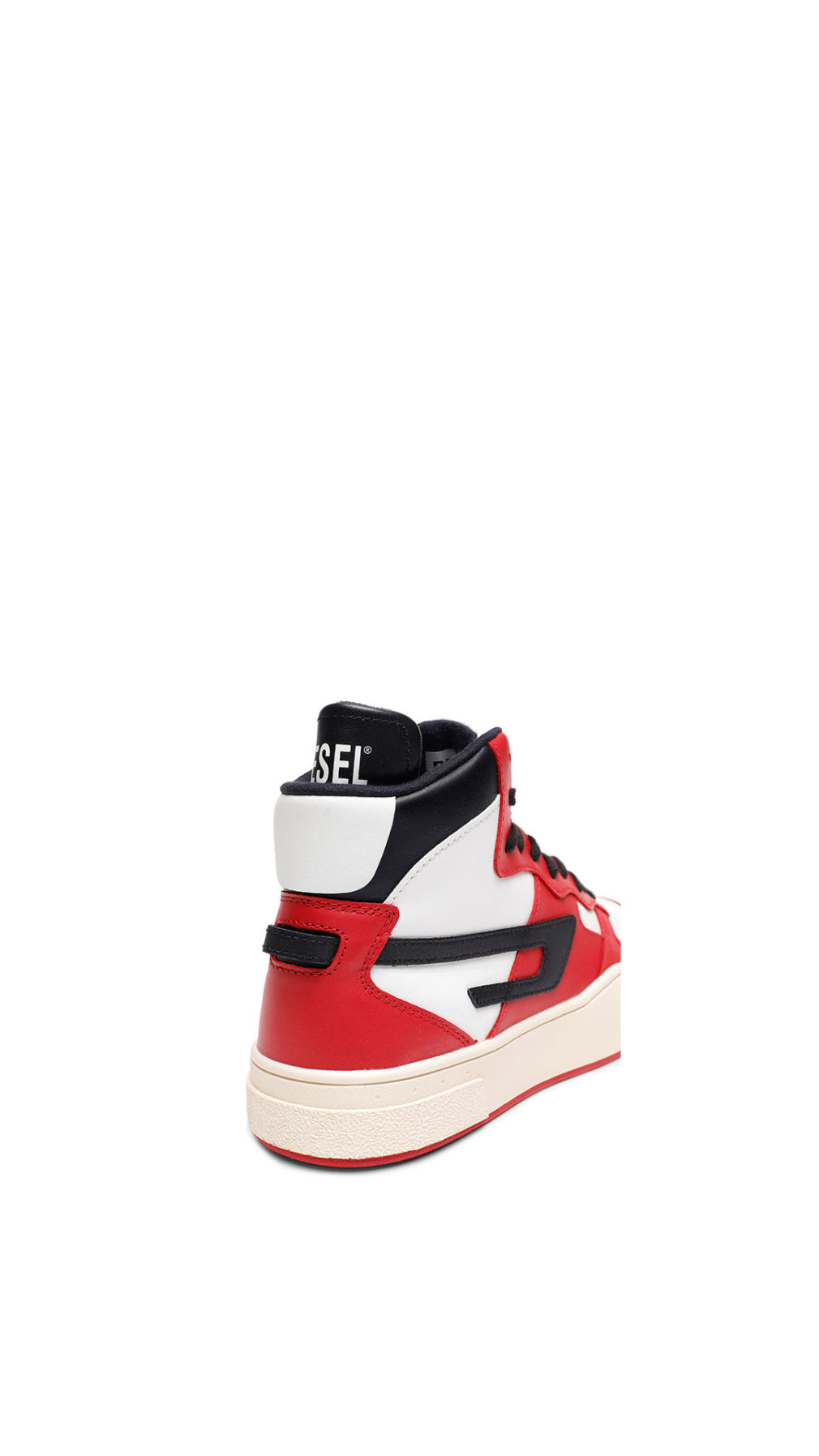 Deportivas Diesel altas con logotipo de la letra D